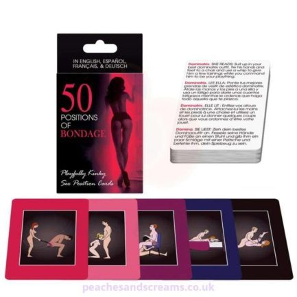 50 Positions Of Bondage- Playfully kinky Sex Position Cards KG-BGR175