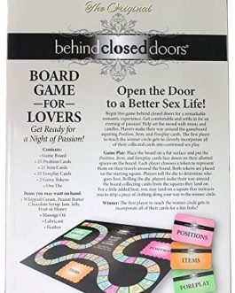 The Original Behind Closed Doors- Board Game For Lovers