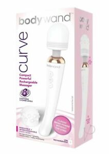 Bodywand Curve Compact Powerful Rechargeable Massager- White BW-150-WHT