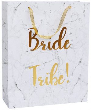 Bride Tribe Gift Bag- White & Gold FV-23784