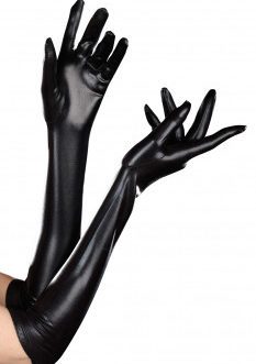 Dreamgirl Dominique Glove- Black- One Size