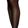 Escante Silicone Lace Top Thigh Highs- Black- One Size E20261-S