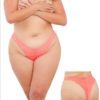 *NEW* Escante Lace Tanga Panty- Coral- Queen One Size E2004X-CH-Q