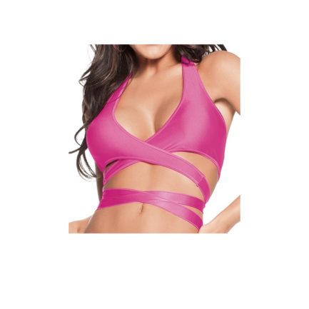 Escante Fusions Tri-Top Halter- Hot Pink- One Size 1166-PINK
