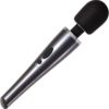 Evolved Mighty Metallic Wand- Silicone and Rechargeable BW-153-BLK