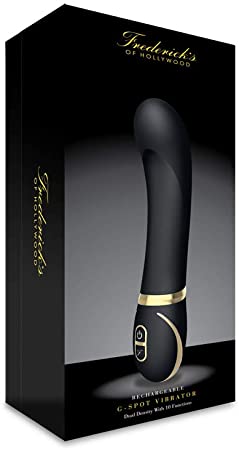 Frederick's of Hollywood Rechargeable Silicone G-Spot Vibrator FOH-009BLK