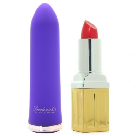 Frederick's of Hollywood USB Rechargeable 20 Function Bullet Vibrator- Purple FOH-003PUR