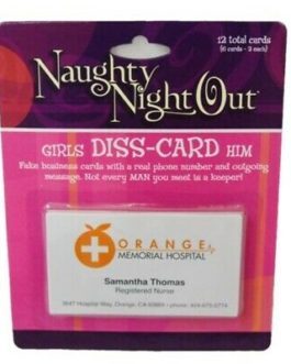 Naughty Night Out Fake Business Cards- Pack of 12