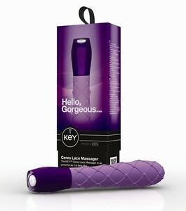 Jopen Key Hello Gorgeous Massager- TEAL (Purple shown for illustration purposes)