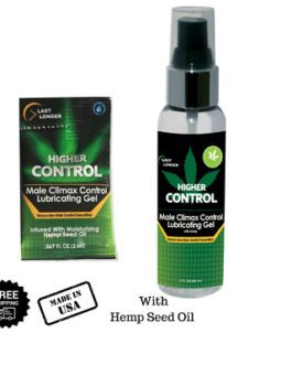 Body Action Higher Control Male Climax Control Lubricating Gel- 2 oz.