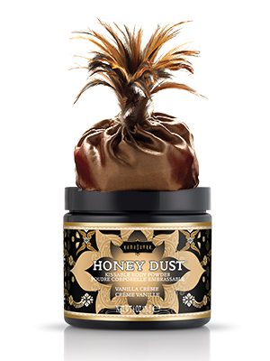 Kama Sutra Honey Dust Kissable Body Powder- Vanilla Creme- 6 oz. KS12016