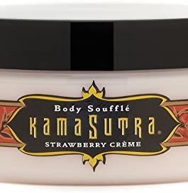 Kama Sutra Body Souffle- Strawberry Creme- 7.5 oz