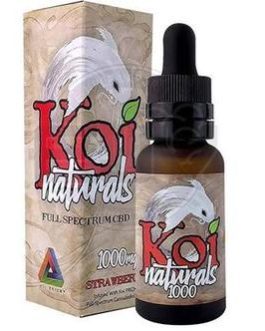 Koi Naturals Broad Spectrum CBD Hemp Supplement- 1000 mg- Strawberry