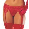 Shirley of Hollywood Lace Garterbelt- Red- 3X/4X X20412-RED-1/2