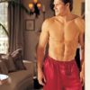 Shirley of Hollywood Men's Charmeuse Boxers- Red- X-Large 540RED-S