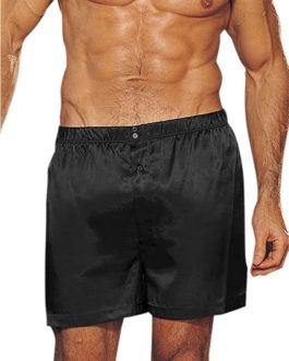 Shirley of Hollywood Men’s Boxers- Black- Small