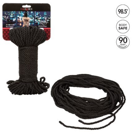 Scandal BDSM Rope- Black- 98.5 ft