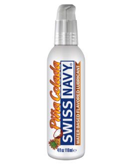 Swiss Navy Water Based Flavored Lubricant- Pina Colada- 4 oz.