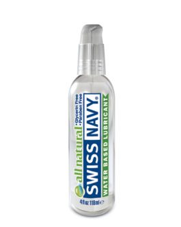 Swiss Navy All Natural Water-Based Lubricant- 4 oz