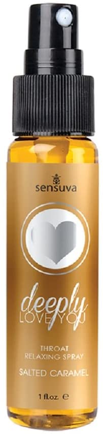 Sensuva Deeply Love You Flavored Throat Relaxing Spray- Salted Caramel- 1 oz. SEN-VL491