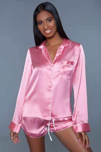 *NEW* Sadie Pajama Set- Pink- Large BW2029PNK-L