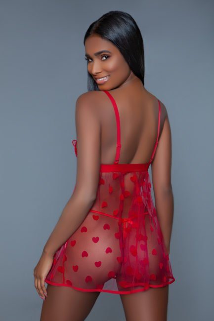 *NEW* Valentine Babydoll- Red- Large BW2032RED-L