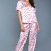 *NEW* Camellia Pajama Set- Red/Pink- Small BW2086RP-M
