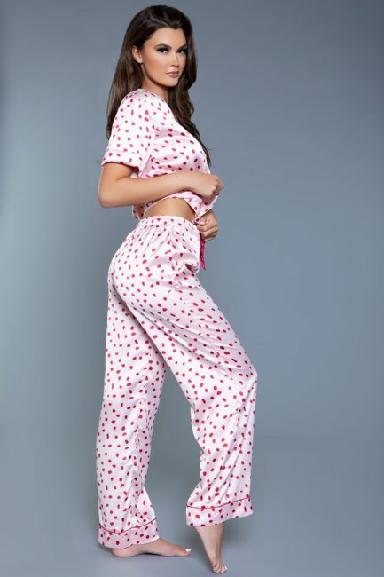 *NEW* Camellia Pajama Set- Red/Pink- Large BW2086RP-L