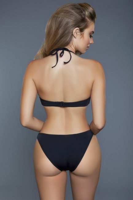 **NEW** Be Wicked Eleanor Swimsuit- Black- X-Large BW2106-XL