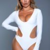 **NEW** Be Wicked Leah Swimsuit- White- Medium BW2107-S