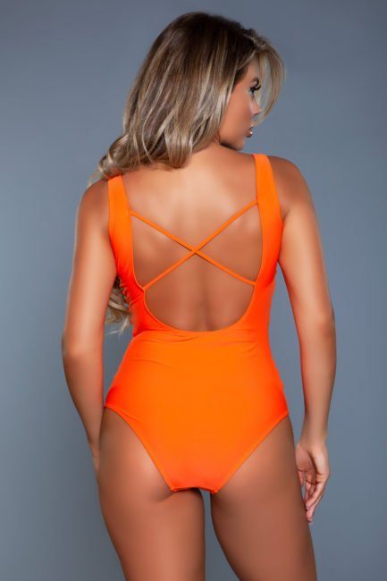 **NEW** Be Wicked Evie Swimsuit- Orange- Medium BW2119OR-M