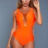 **NEW** Be Wicked Evie Swimsuit- Orange- Medium BW2121NG-XL