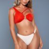 **NEW** Be Wicked Aubrey Swimsuit- Red/White- X-Large BW2118-BLK-S