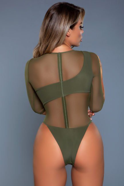 **NEW** Be Wicked Olive Swimsuit- X-Large BW2131-XL