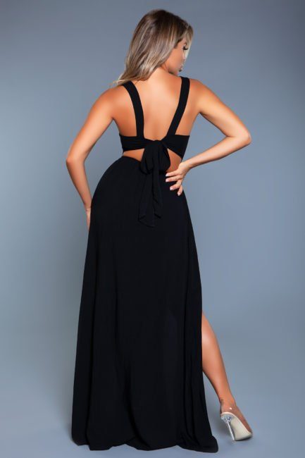 **NEW** Be Wicked Freya Maxi Dress- Black- L/XL BW2134-L/XL