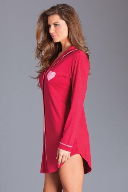 *NEW* Stacey Nightshirt- Red- 3x/4x BW1701RED-3x/4x